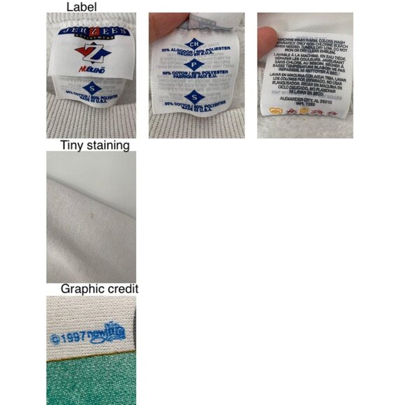 90s vintage joy of the lord christmas holiday religious graphic pullover sweater - Picture 9 of 9